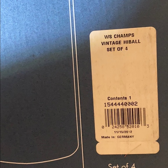 Waterford 2012 World Series SF Giants Tumblers, S4 - Picture 4 of 6